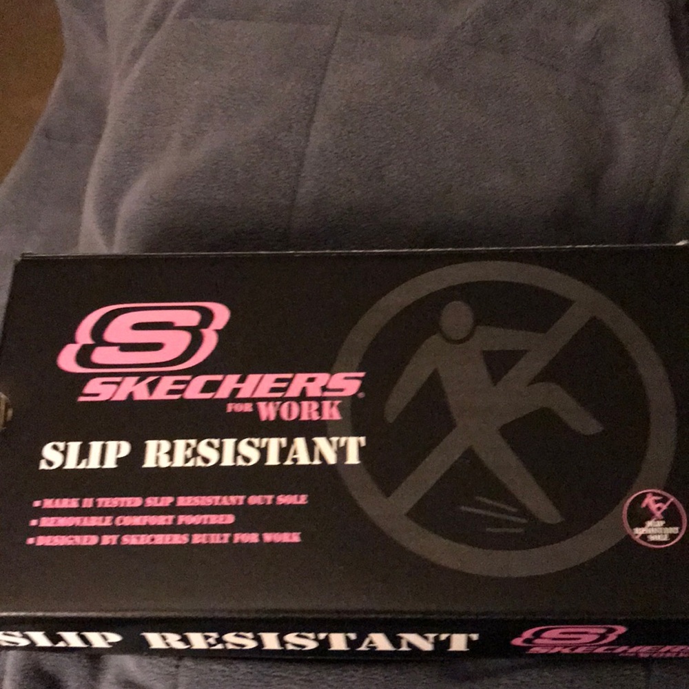 Sketchers For Work Slip Resistant Work sneakers